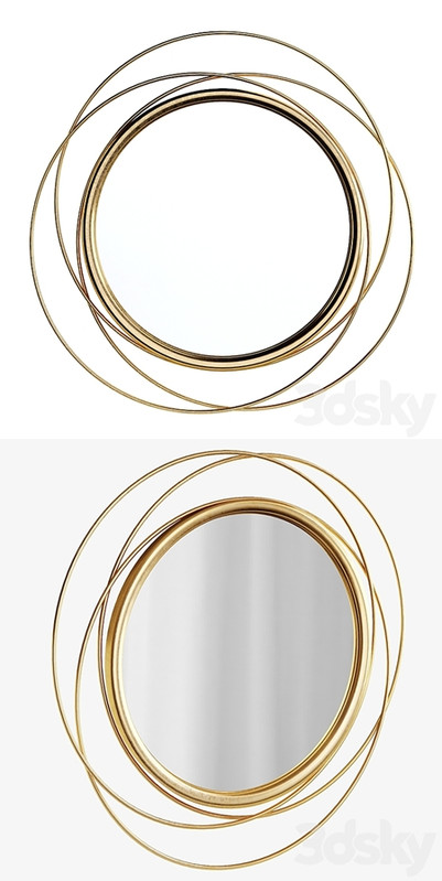 Mirror Ansley Glam Distressed Accent Mirror by Mercury Row
